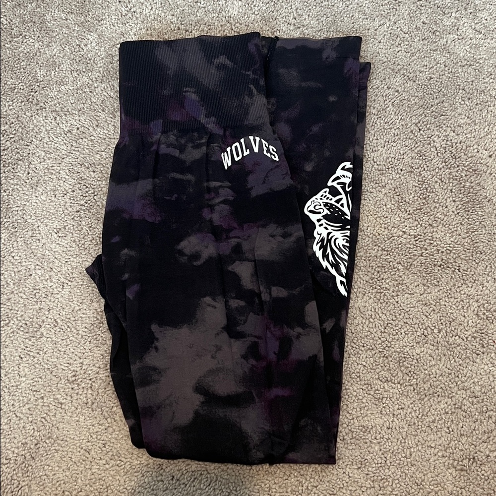 Darc Sport Black and Purple Leggings